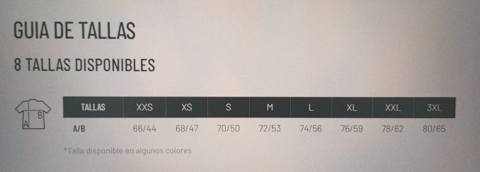 251231 guia tallas San Juan del Rebollar